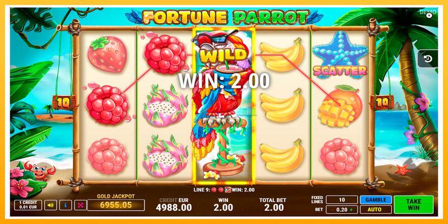 Máquina de jogos Fortune Parrot - chance de ganhar dinheiro, foto 4