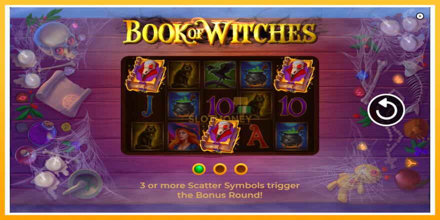 Máquina de jogos Book of Witches - chance de ganhar dinheiro, foto 1