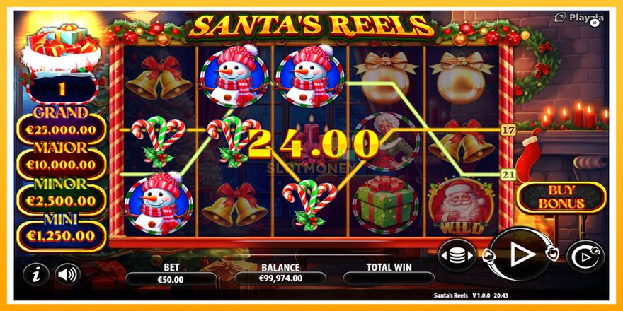 Máquina de jogos Santas Reels - chance de ganhar dinheiro, foto 3