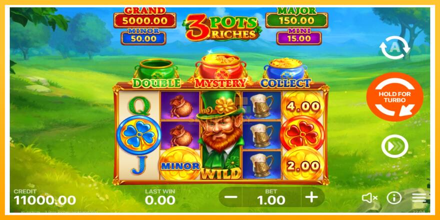 Máquina de jogos 3 Pots Riches: Hold and Win - chance de ganhar dinheiro, foto 1