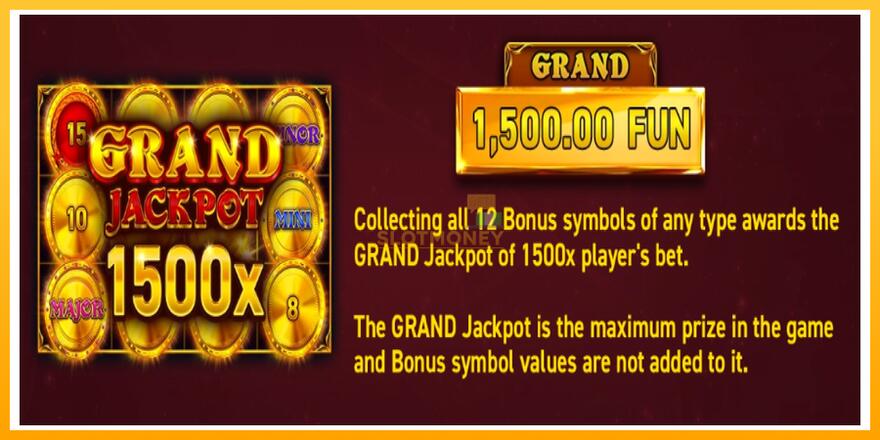 Máquina de jogos 12 Coins Grand Gold Edition Halloween Jackpots - chance de ganhar dinheiro, foto 5