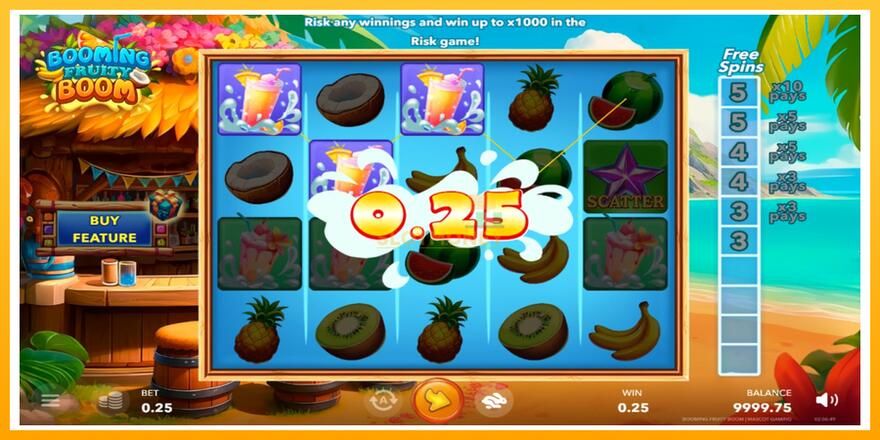 Máquina de jogos Booming Fruity Boom - chance de ganhar dinheiro, foto 3