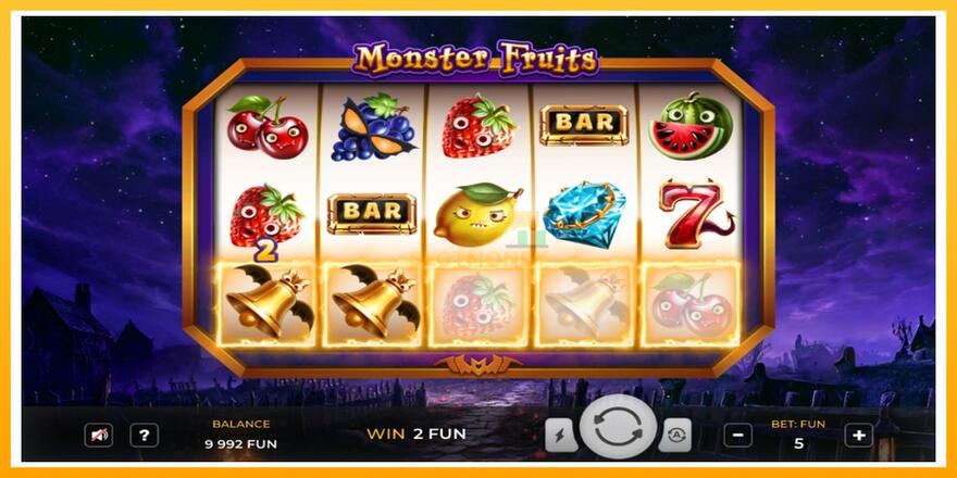 Máquina de jogos Monster Fruits - chance de ganhar dinheiro, foto 2