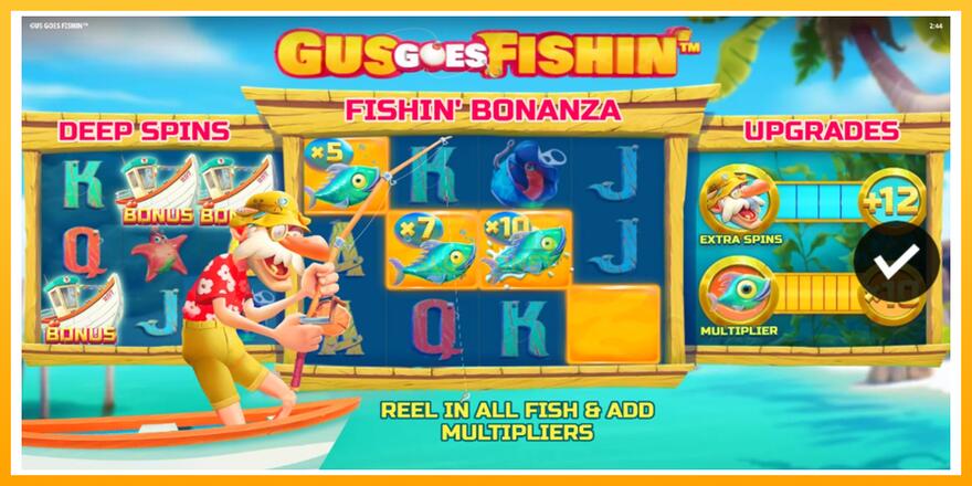 Máquina de jogos Gus Goes Fishin - chance de ganhar dinheiro, foto 1