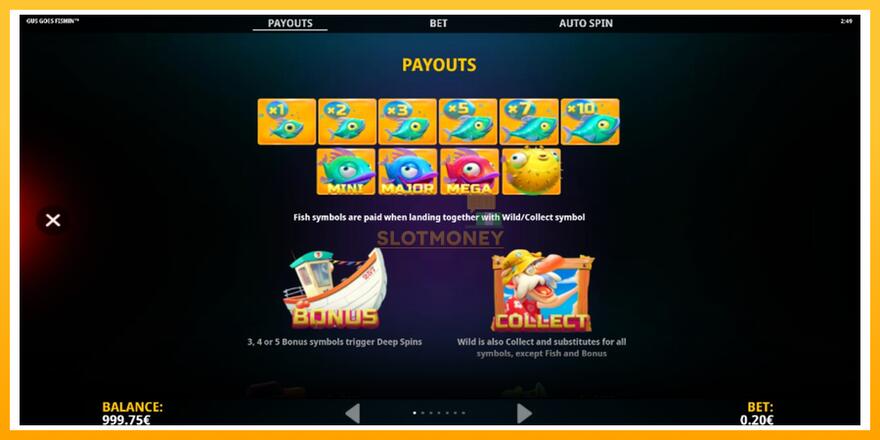 Máquina de jogos Gus Goes Fishin - chance de ganhar dinheiro, foto 4