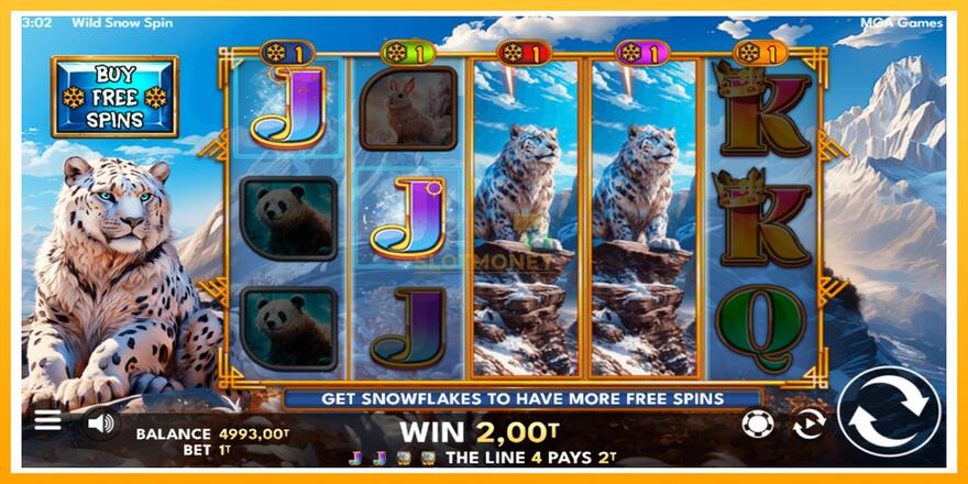 Máquina de jogos Wild Snow Spin - chance de ganhar dinheiro, foto 3