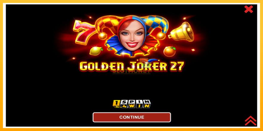 Máquina de jogos Golden Joker 27 Hold & Win - chance de ganhar dinheiro, foto 1