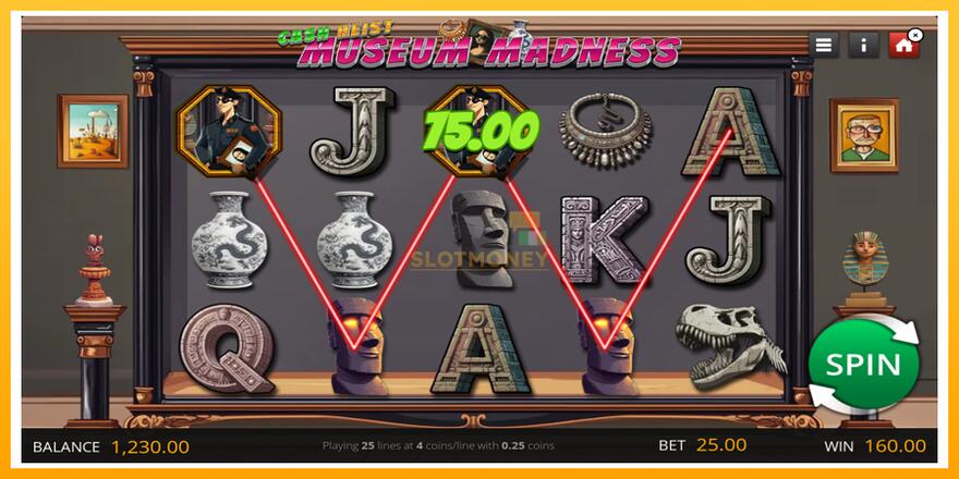 Máquina de jogos Cash Heist Museum Madness - chance de ganhar dinheiro, foto 3