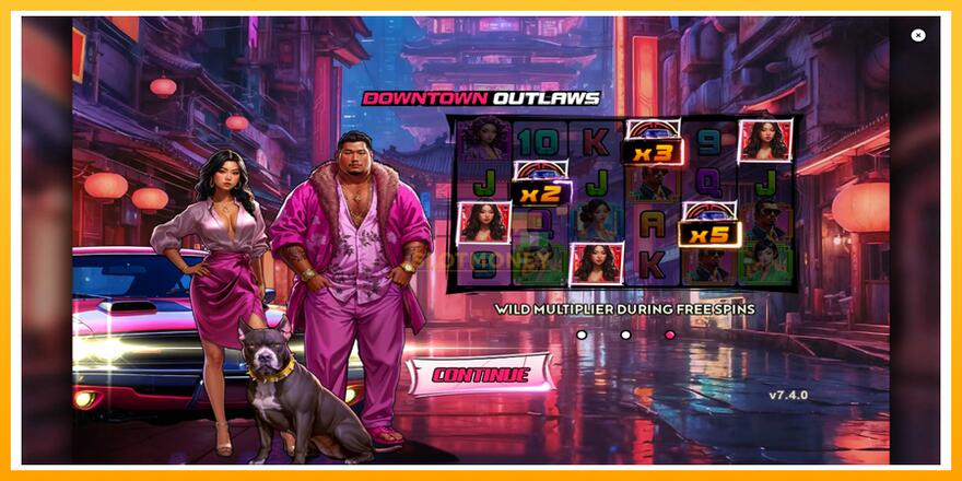 Máquina de jogos Downtown Outlaws - chance de ganhar dinheiro, foto 1