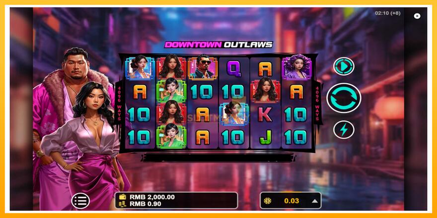 Máquina de jogos Downtown Outlaws - chance de ganhar dinheiro, foto 2