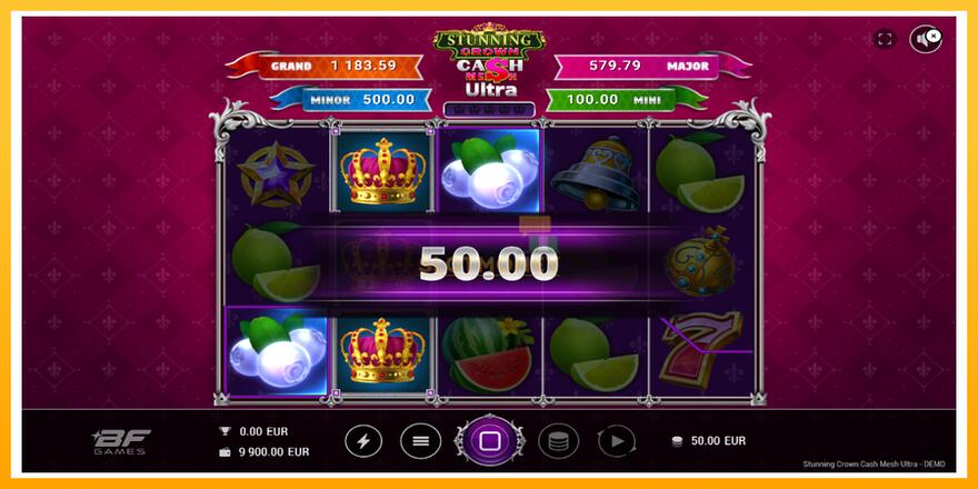 Máquina de jogos Stunning Crown Cash Mesh Ultra - chance de ganhar dinheiro, foto 3