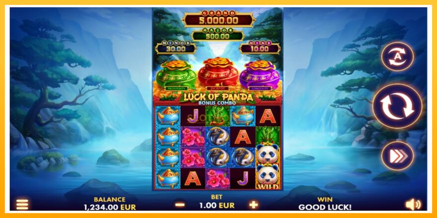 Máquina de jogos Luck of Panda Bonus Combo - chance de ganhar dinheiro, foto 1