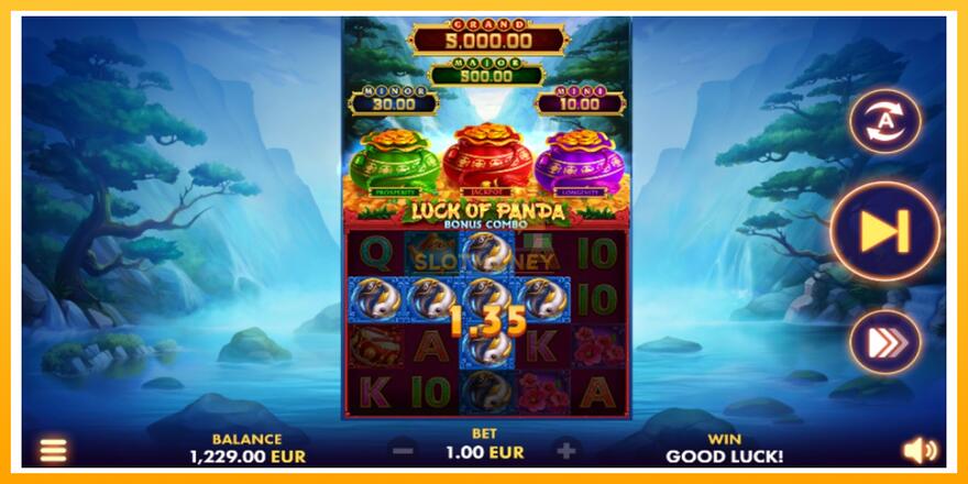 Máquina de jogos Luck of Panda Bonus Combo - chance de ganhar dinheiro, foto 2