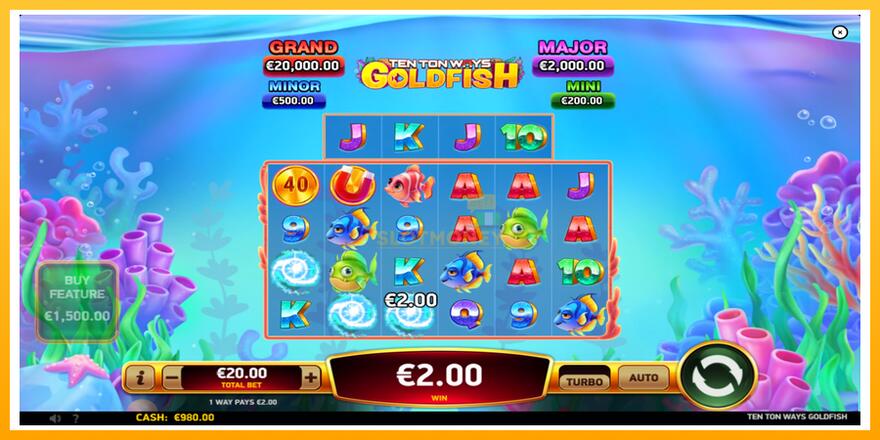 Máquina de jogos Ten Ton Ways Goldfish - chance de ganhar dinheiro, foto 3