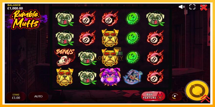 Máquina de jogos Rumble Mutts - chance de ganhar dinheiro, foto 2