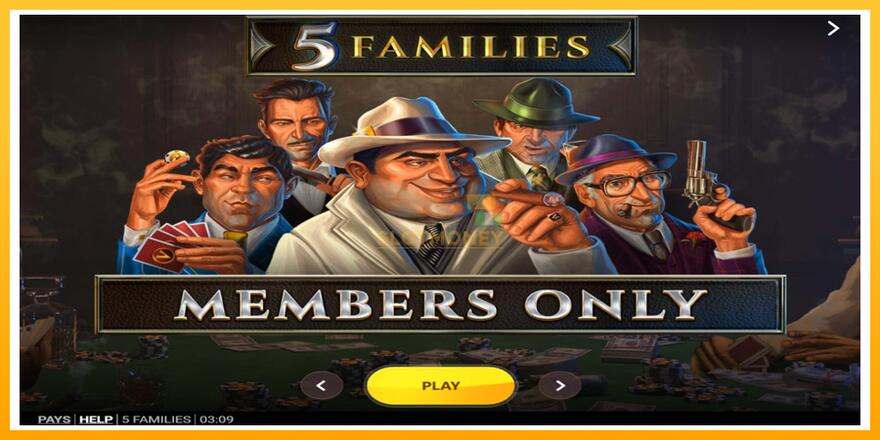 Máquina de jogos 5 Families - chance de ganhar dinheiro, foto 1