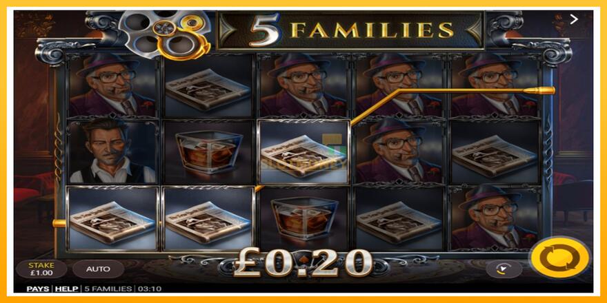 Máquina de jogos 5 Families - chance de ganhar dinheiro, foto 3