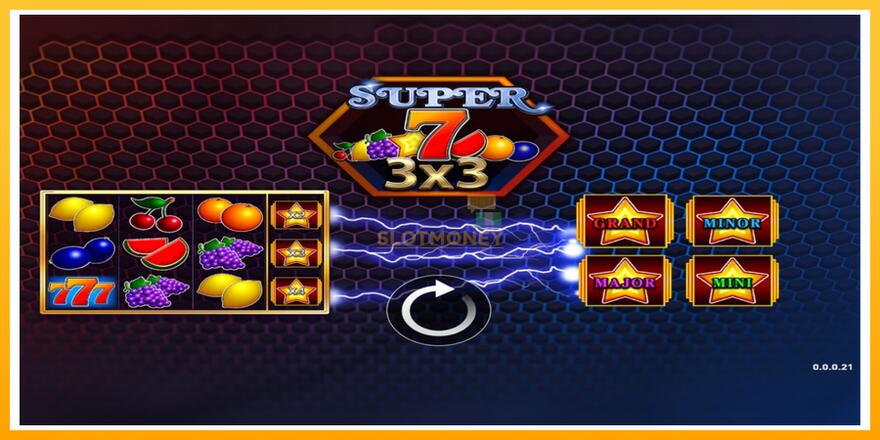 Máquina de jogos Super 7 3x3 - chance de ganhar dinheiro, foto 1