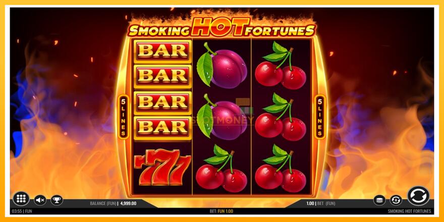 Máquina de jogos Smoking Hot Fortunes - chance de ganhar dinheiro, foto 1