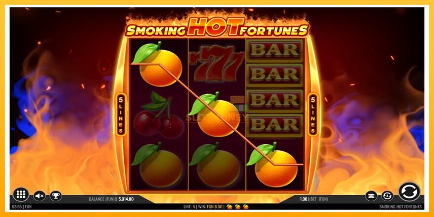 Máquina de jogos Smoking Hot Fortunes - chance de ganhar dinheiro, foto 2