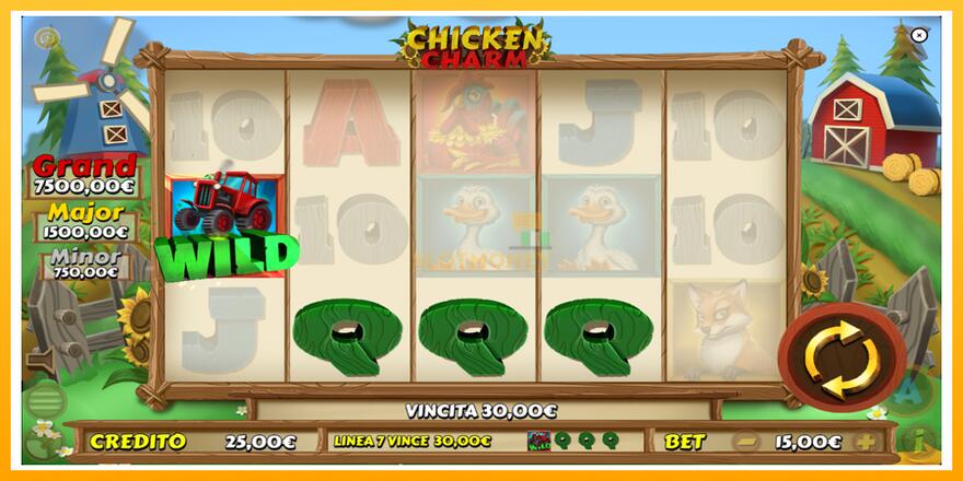 Máquina de jogos Chicken Charm - chance de ganhar dinheiro, foto 3