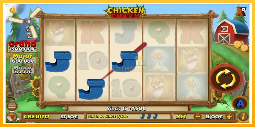 Máquina de jogos Chicken Charm - chance de ganhar dinheiro, foto 4