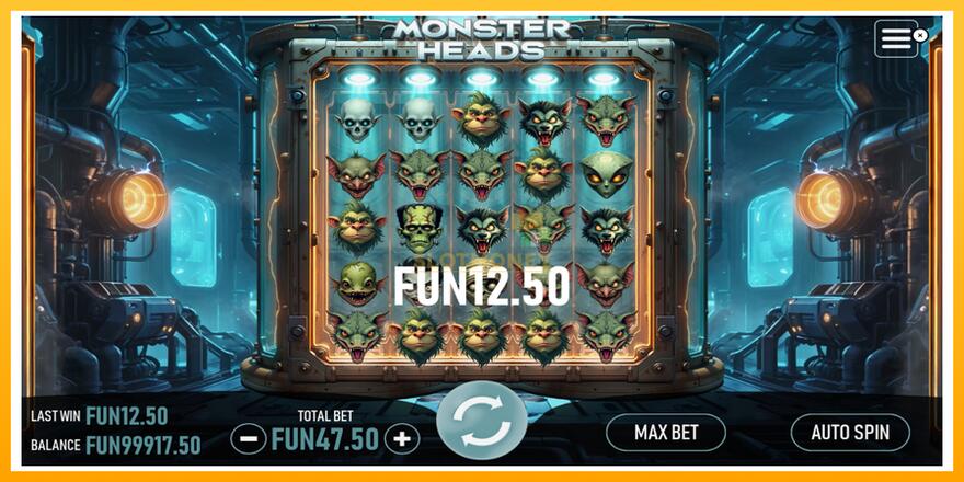 Máquina de jogos Monster Heads - chance de ganhar dinheiro, foto 2