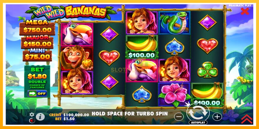 Máquina de jogos Wild Wild Bananas - chance de ganhar dinheiro, foto 2