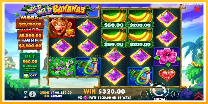 Máquina de jogos Wild Wild Bananas - chance de ganhar dinheiro, foto 3