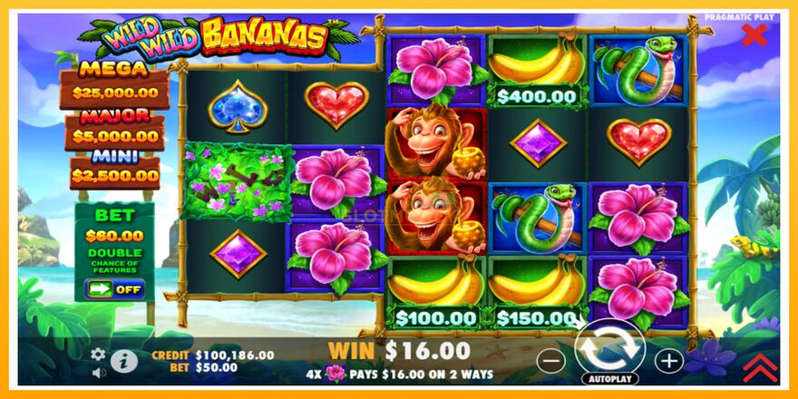 Máquina de jogos Wild Wild Bananas - chance de ganhar dinheiro, foto 4