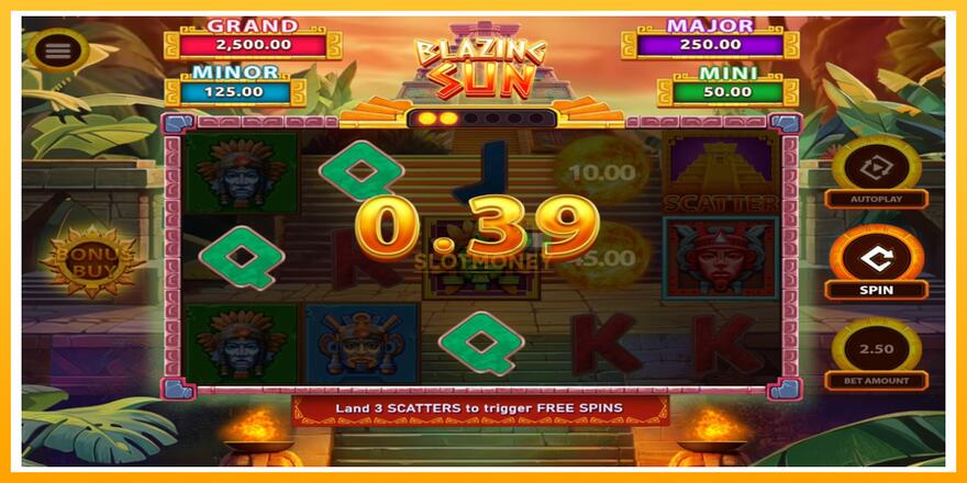 Máquina de jogos Blazing Sun - chance de ganhar dinheiro, foto 3