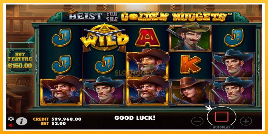 Máquina de jogos Heist for the Golden Nuggets - chance de ganhar dinheiro, foto 3