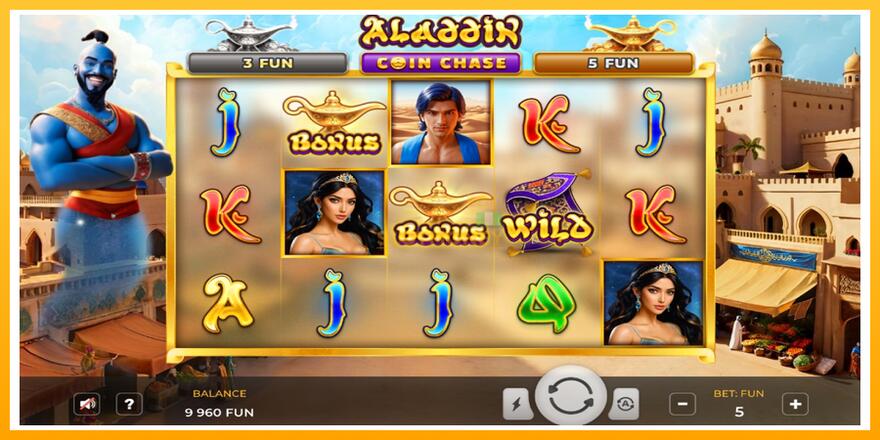 Máquina de jogos Aladdin Coin Chase - chance de ganhar dinheiro, foto 3