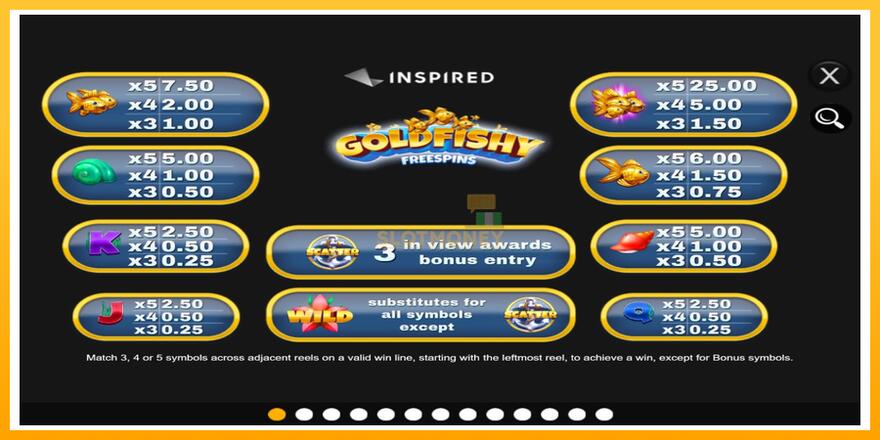 Máquina de jogos Gold Fishy Free Spins - chance de ganhar dinheiro, foto 4