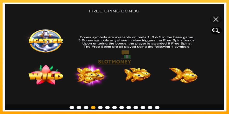 Máquina de jogos Gold Fishy Free Spins - chance de ganhar dinheiro, foto 5