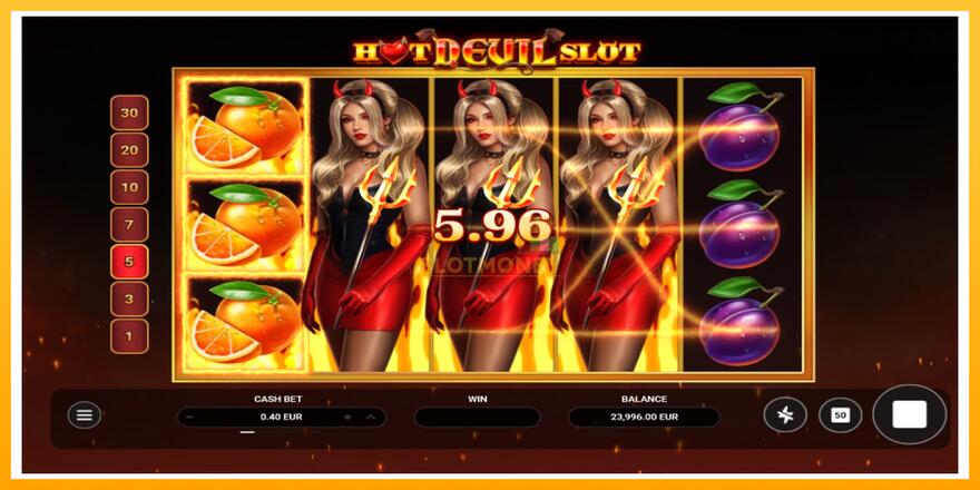 Máquina de jogos Hot Devil Slot - chance de ganhar dinheiro, foto 4