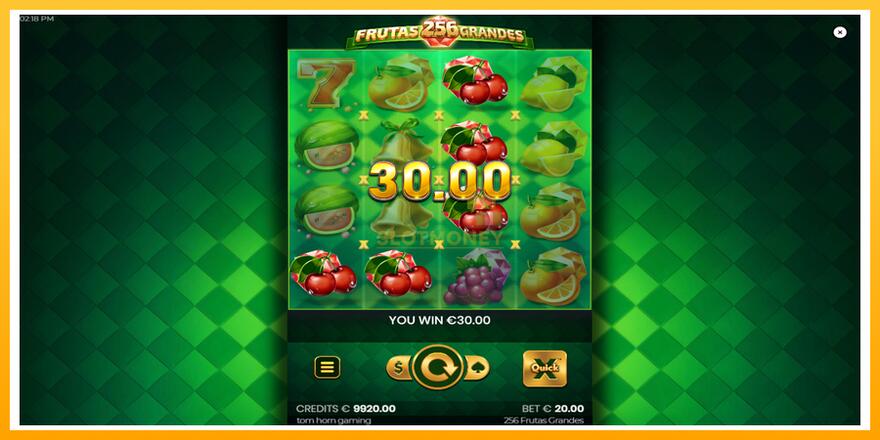 Máquina de jogos 256 Frutas Grandes - chance de ganhar dinheiro, foto 3