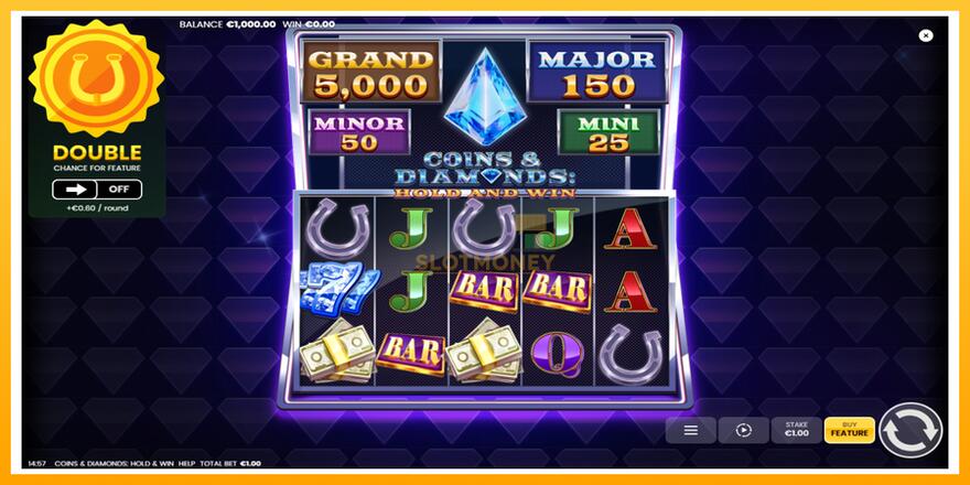 Máquina de jogos Coins & Diamonds: Hold and Win - chance de ganhar dinheiro, foto 2