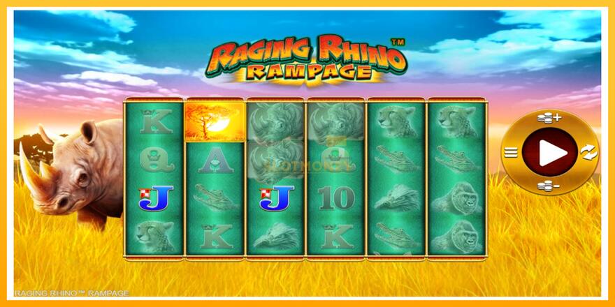 Máquina de jogos Raging Rhino Rampage - chance de ganhar dinheiro, foto 3