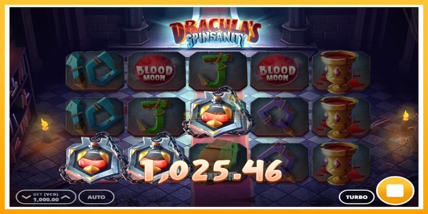 Máquina de jogos Draculas Spinsanity - chance de ganhar dinheiro, foto 2