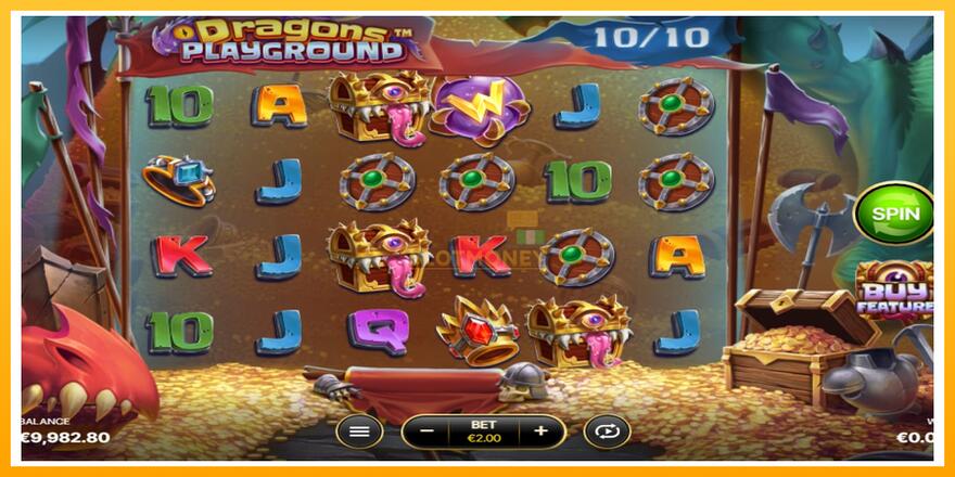 Máquina de jogos Dragons Playground - chance de ganhar dinheiro, foto 3