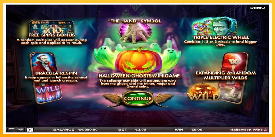 Máquina de jogos Halloween Wins 2 - chance de ganhar dinheiro, foto 1