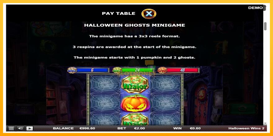 Máquina de jogos Halloween Wins 2 - chance de ganhar dinheiro, foto 6