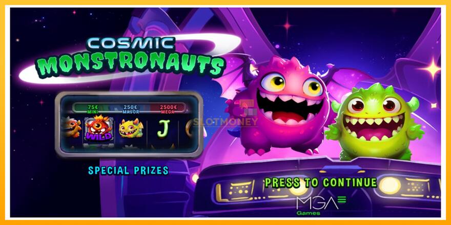 Máquina de jogos Cosmic Monstronauts - chance de ganhar dinheiro, foto 1