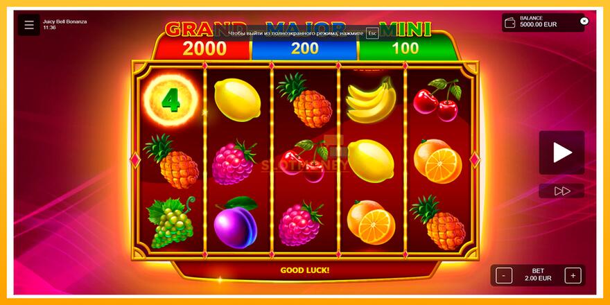 Máquina de jogos Juicy Bell Bonanza - chance de ganhar dinheiro, foto 1