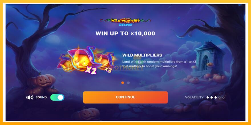 Máquina de jogos Wild Pumpkins Deluxe - chance de ganhar dinheiro, foto 1