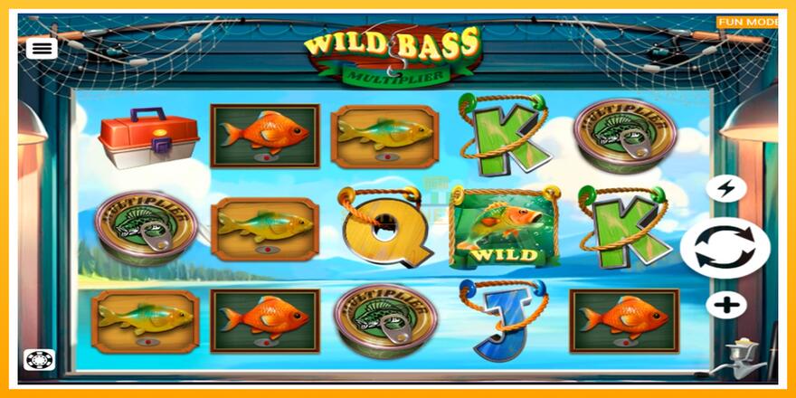 Máquina de jogos Wild Bass Multiplier - chance de ganhar dinheiro, foto 1