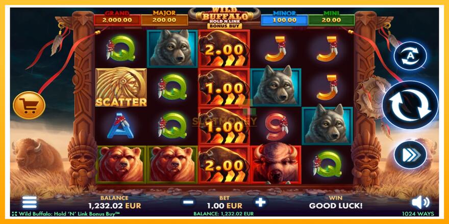 Máquina de jogos Wild Buffalo Hold N Link Bonus Buy - chance de ganhar dinheiro, foto 2