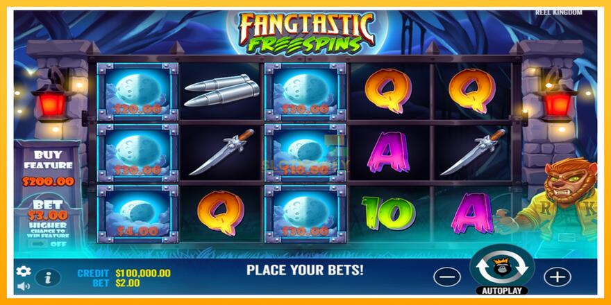 Máquina de jogos Fangtastic Freespins - chance de ganhar dinheiro, foto 2