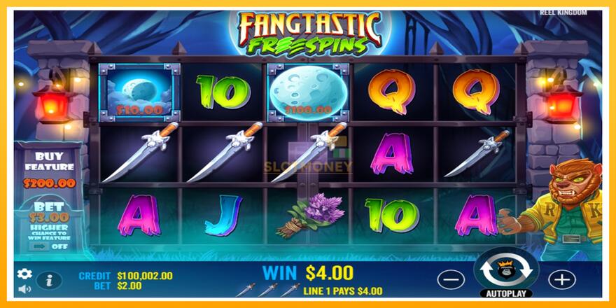 Máquina de jogos Fangtastic Freespins - chance de ganhar dinheiro, foto 3